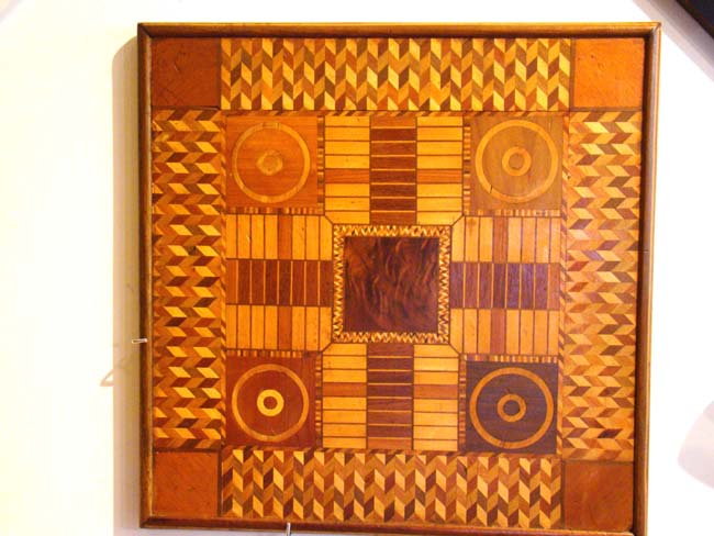 A Beautiful double sided inlaid marquetry Games Board circa 1890-1910